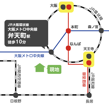 港区市岡4丁目　路線図